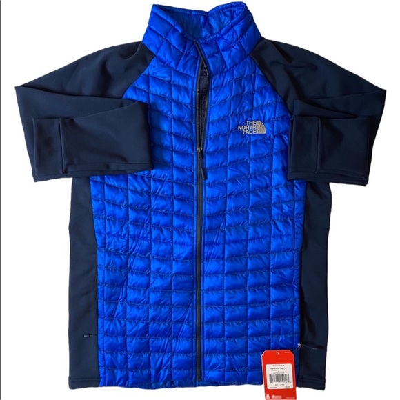 🥷🏿🥷🏿🥷🏿THE NORTH FACE MEN’S HYBRID BOMBER BLUE JACKET SIZE- M